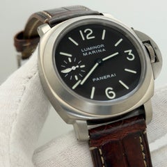 Panerai Luminor Marina PAM00118 PAM 118 44mm Tobacco Dial Titanium Leather