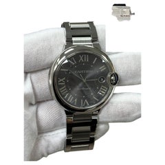 2023 Cartier WSBB0060 Ref 4345 Ballon Bleu Black Dial Stainless Steel Box Paper