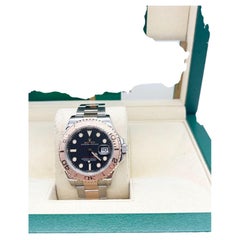 Rolex Yacht Master 116621 Black Dial 18K Rose Gold Steel Box Papers