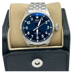 IWC Big Pilot IW329304 43mm Pilot's Watch Blue Dial Stainless Steel Box Paper