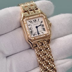 Cartier Panthere WJPN0009 27mm Factory Diamond Bezel 18k Rose Gold Box Paper
