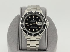 Rolex Submariner Date Triple Zero 168000 40mm Black Dial Stainless Steel