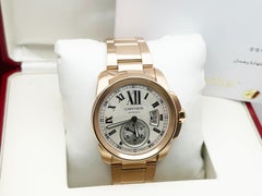 Cartier Calibre W7100018 42mm Ref 3300 18K Rose Gold Box Paper