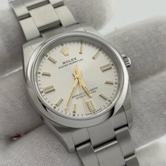 2025 Rolex Oyster Perpetual 36 126000 Silver Dial Stainless Steel Box Paper