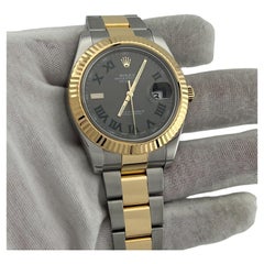 Rolex Datejust II Slate con quadrante Wimbledon 116333, 41 mm, acciaio e oro giallo 18 carati