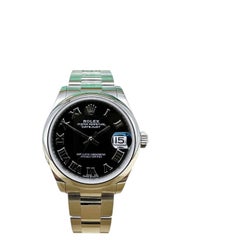 Rolex Datejust 278240 31mm Midsize 2021 Steel Black Roman Dial Box Paper
