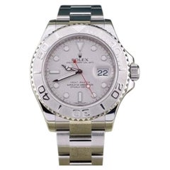 Rolex Yacht Master 116622 40mm Platinum Dial Stainless Steel Box Paper