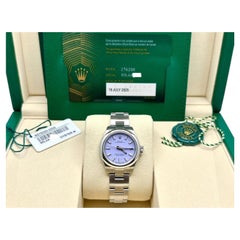 2025 NEW Rolex Ladies Oyster Perpetual 276200 LAVENDER Dial Steel Box Paper 28mm