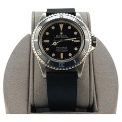 Vintage Rolex Submariner No Date 5512 40mm Black Dial Stainless Steel