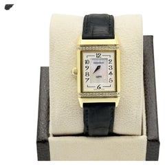Jaeger-LeCoultre Reverso Duetto Classique 256.1.75 Diamant-Lünette MOP 18K Gold