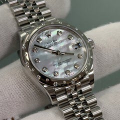 2024 Rolex Datejust Midsize 278344RBR 31mm Mother of Pearl Dial Diamond Bezel