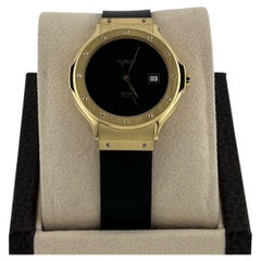 Hublot MDM Classic 1400.100.3 32mm Black Dial 18k Yellow Gold