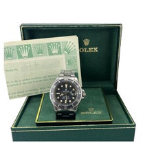 Vintage Rolex Submariner Date 1680 40mm Box Papers NICE PATINA Stainless Steel
