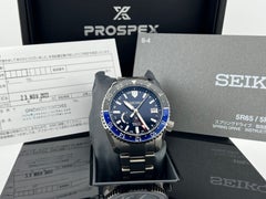 Seiko Prospex LX GMT Spring Drive SNR033 44.8mm Blue Black Titanium Box Papers
