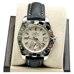 Breitling Galactic 36 A37330 Stainless Steel Leather Band Box Paper