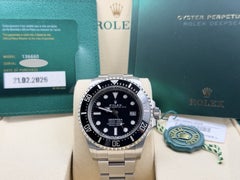 2026 Rolex Sea Dweller Deepsea 136660 44mm Black Dial Stainless Steel Box Paper