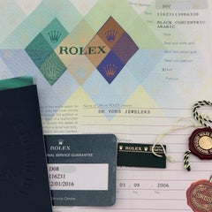 Rolex Datejust 116231 36mm Black Concentric Dial 18k Rose Gold Steel Box Paper