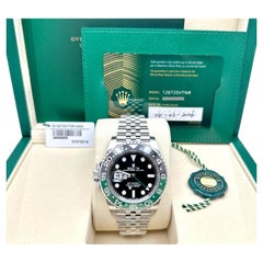 2026 Rolex GMT Master II Sprite 126720VTNR 40mm Green and Black Steel Box Papers