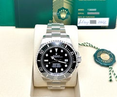 NEW 2026 Rolex Deepsea 136660 44mm Black Dial Stainless Steel Box Papers