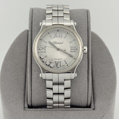 Chopard Happy Sport Automatic 278608-3002, 33 mm, cadran en diamants, boîtier en acier, avec papiers