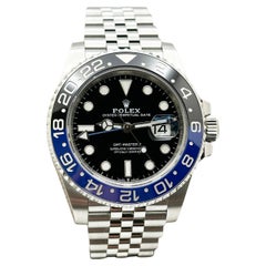 Rolex GMT Master II Batgirl 126710BLNR Black Blue Ceramic Stainless Box Paper
