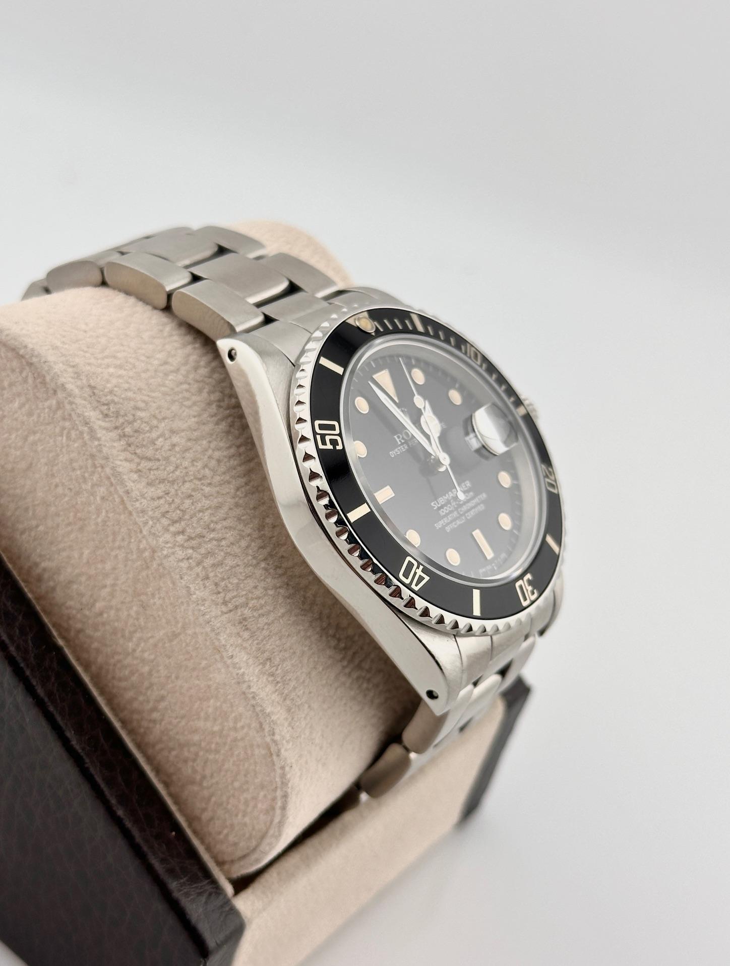 Uomo Rolex Submariner 168000 Quadrante Nero Acciaio Inox in vendita