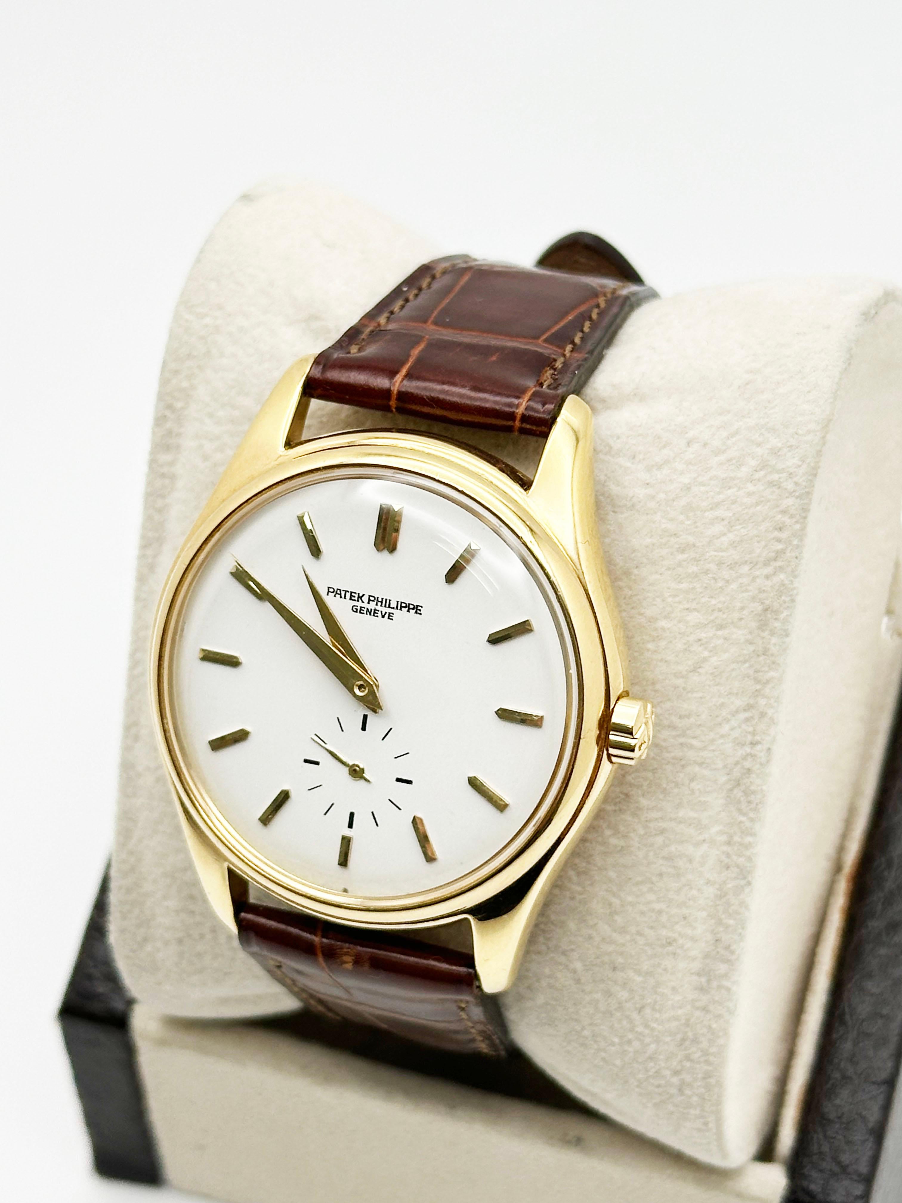 Patek Philippe Calatrava 2526J Automático Oro Amarillo 18K RARO en venta 1