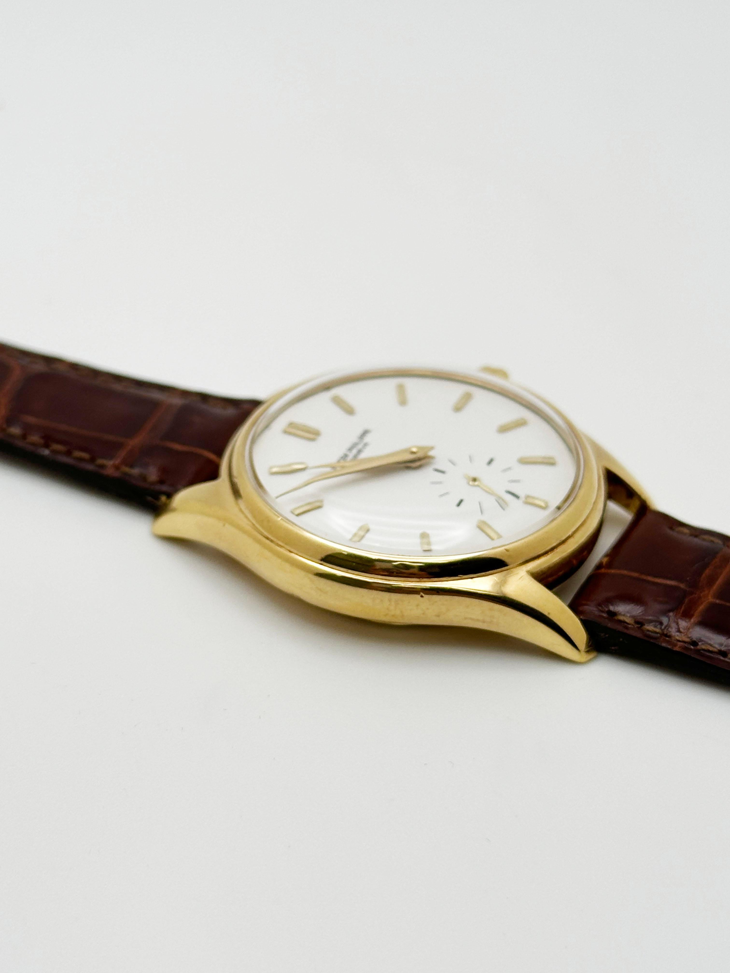 Patek Philippe Calatrava 2526J Automático Oro Amarillo 18K RARO en venta 5