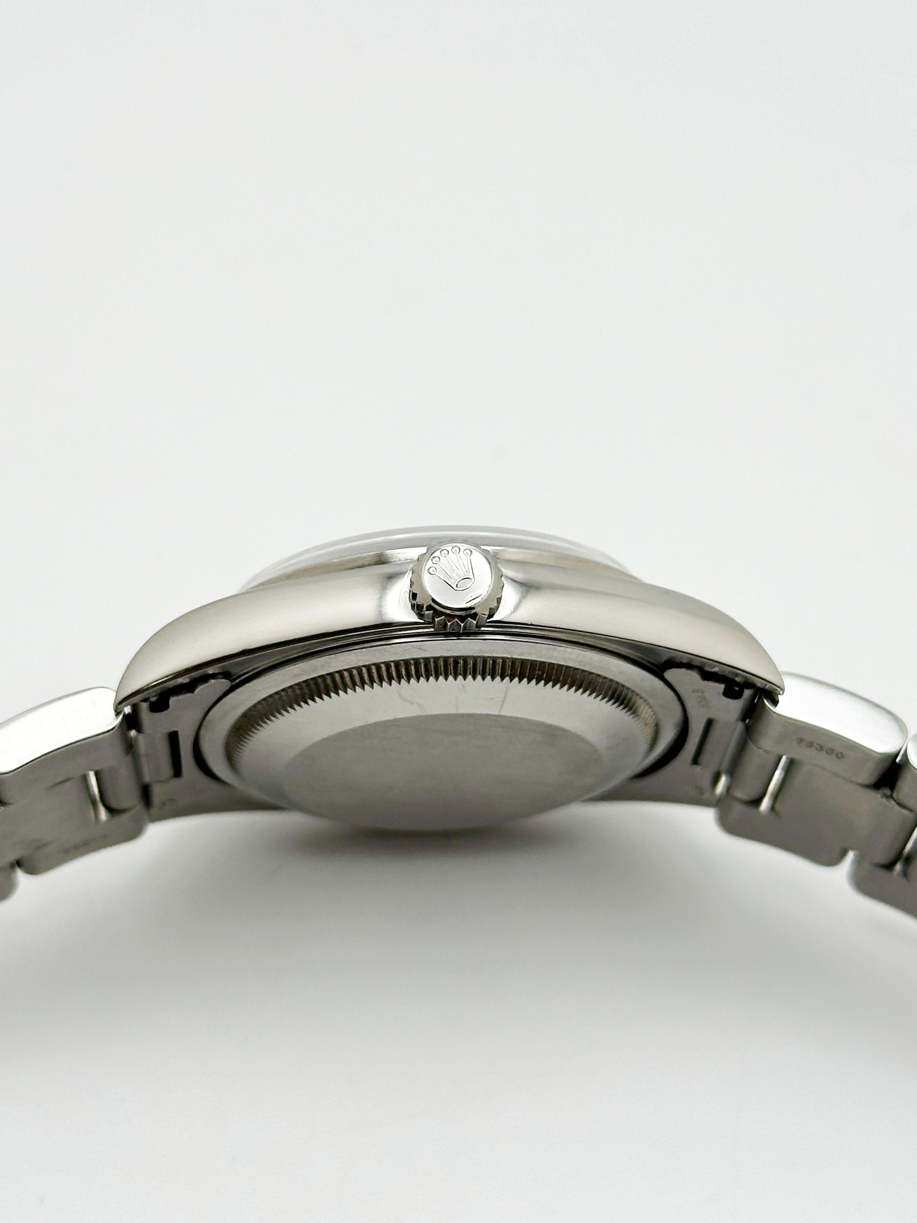 Rolex Datejust 16200 36 mm Quadrante Romano Bianco Acciaio Inox in vendita 3