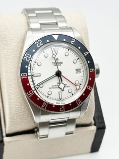 Tudor Black Bay GMT 79830RB 41mm Pepsi Bezel Opaline Dial Steel Box Paper