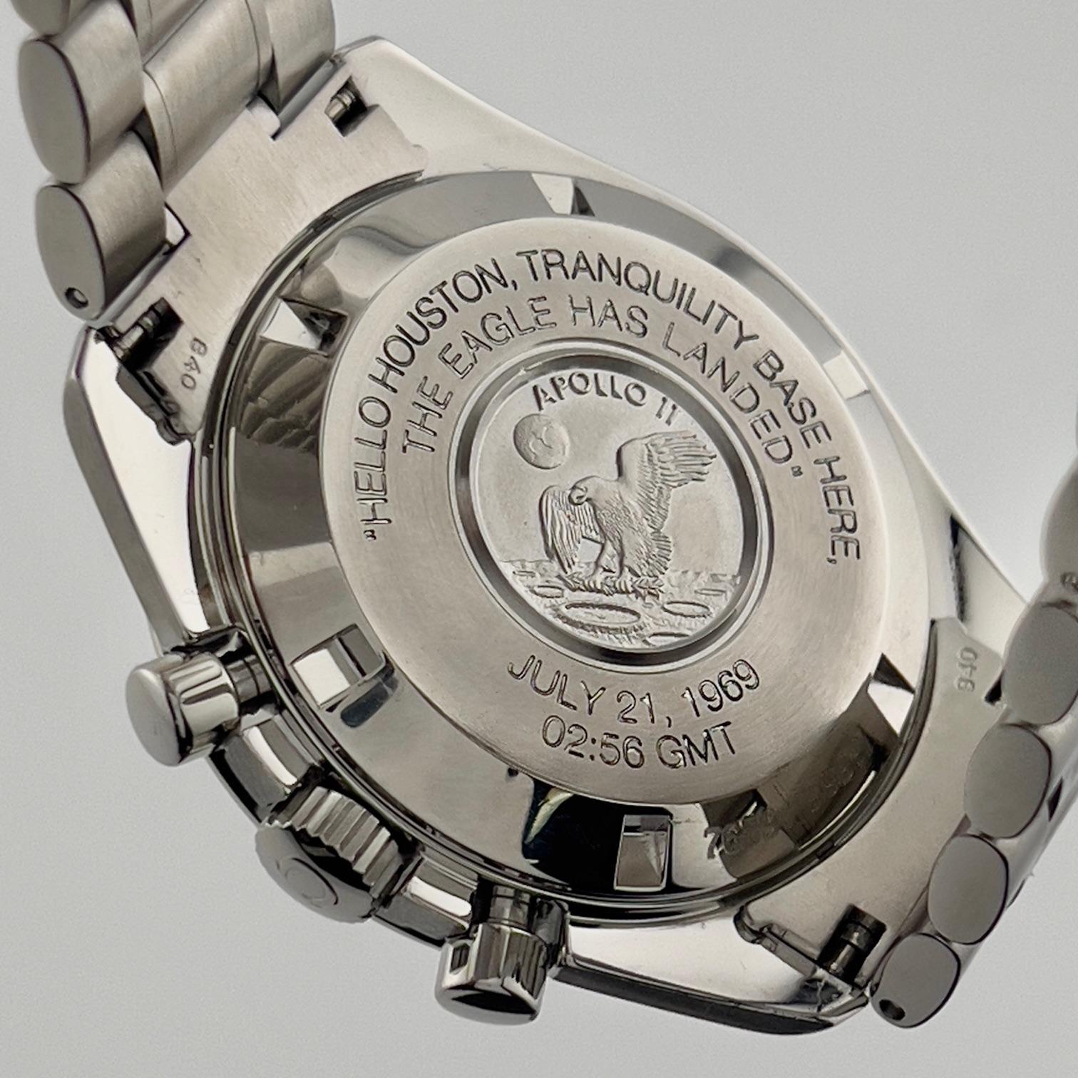 Omega Speedmaster Moonwatch Apollo XI 30. Jahrestag 3560.50 42mm Stahl im Angebot 5