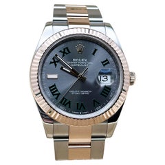 Rolex Datejust 41 126331 Wimbledon Dial 18K Rose Gold Stainless Steel Box