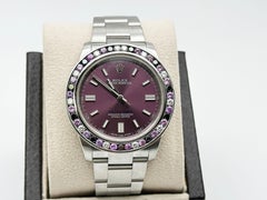 Rolex Oyster Perpetual Grape 116000 FIN DES TEMPS Engraved Stainless Steel 36mm