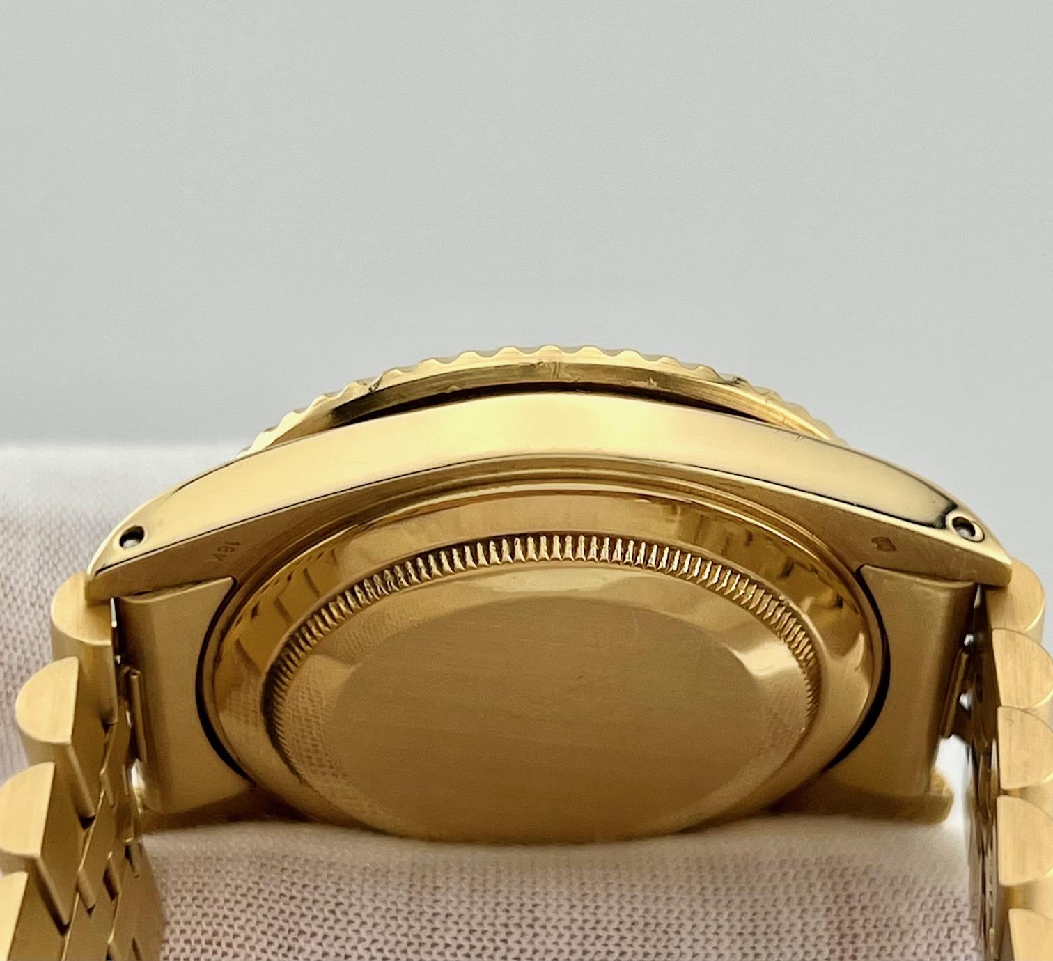 Rolex GMT Master 16758 Quadrante a NIPPIO in oro giallo 18K Fascia Giubileo 40mm in vendita 3