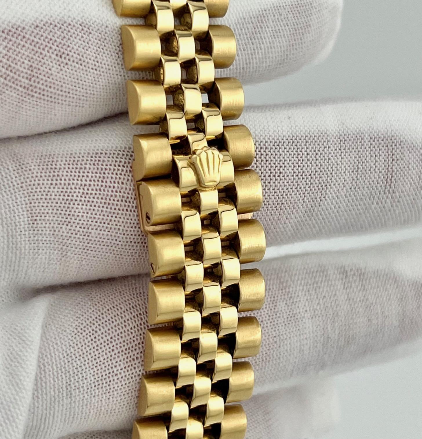 Rolex GMT Master 16758 Quadrante a NIPPIO in oro giallo 18K Fascia Giubileo 40mm in vendita 4