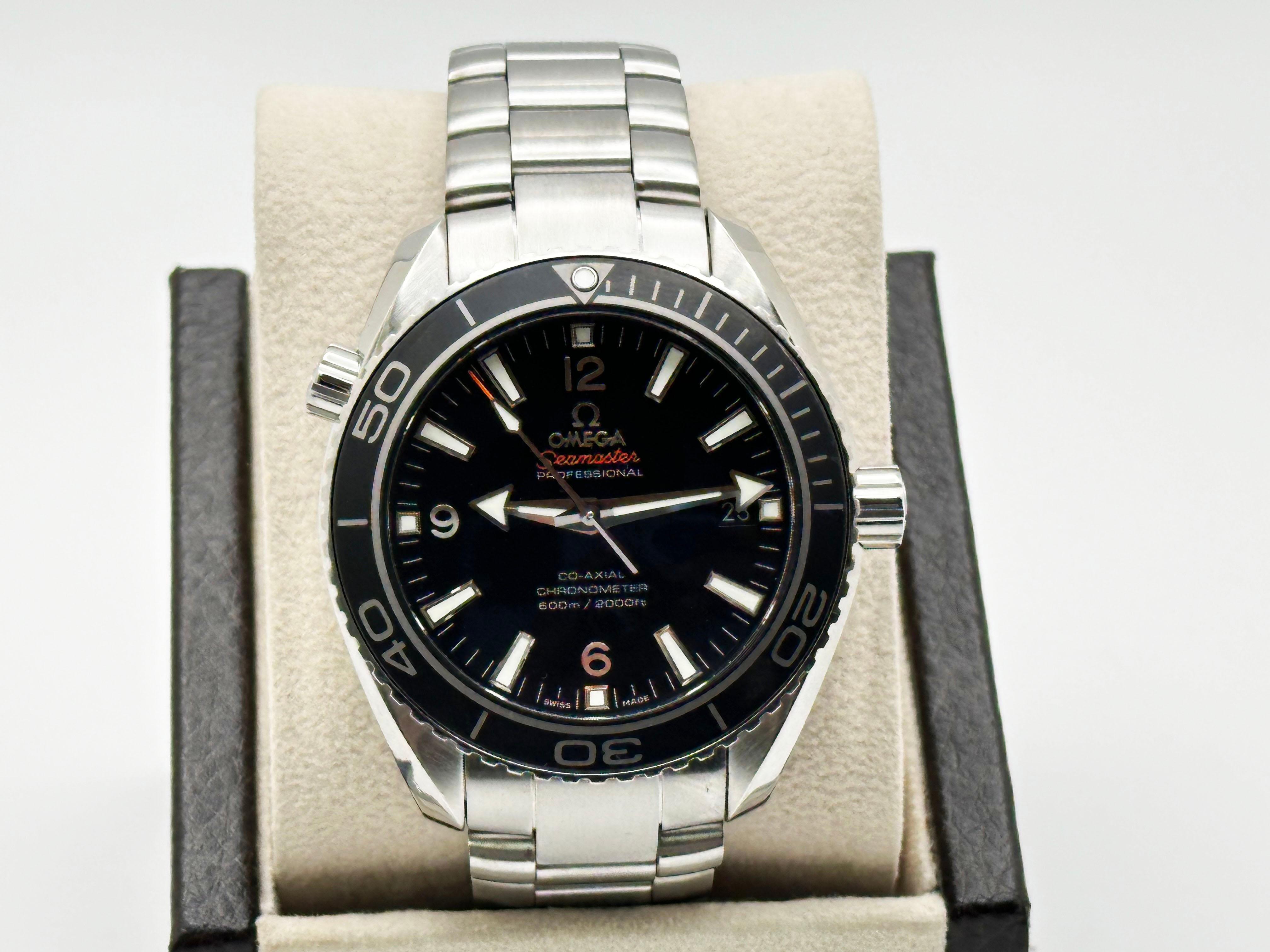 Omega Seamaster Planet Ocean 232.30.42.21.01.001 Acero inoxidable Caja Papel