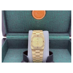 Rolex Cellini 4350 27mm Anniversary Diamond Dial 18k Yellow Gold Box Papers