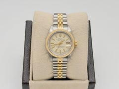 Rolex Lady Datejust 69173 Cream Jubilee Dial 18k Yellow Gold Stainless Steel