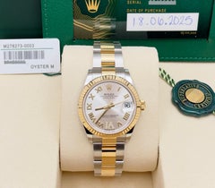 2025 Rolex Datejust 31 Midsize 278273 Diamond Dial 18k Gold Steel Box Paper