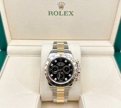 Rolex Daytona Cosmograph 116503, 40 mm, quadrante nero con diamanti, acciaio e oro giallo 18 carati