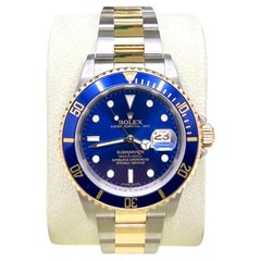2008 Rehaut Rolex Submariner Blau 16613 18 Karat Gelbgold und Edelstahl – Begleithefte