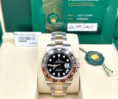 2025 Rolex GMT Master II Root Beer 126711CHNR 40mm Brown Black Bezel Steel Paper