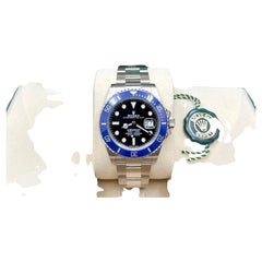 2022 Rolex Submariner Cookie Monster 126619LB 41mm 18k White Gold Box Paper