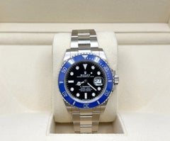 2022 Rolex Submariner Cookie Monster 126619LB 41mm 18k White Gold Box Paper