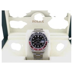 Rolex GMT Master II Coke 16710 40mm Red and Black Bezel Stainless Steel Box