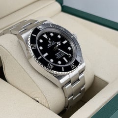 2026 Rolex Submariner No Date 124060 41mm Black Ceramic Steel Box Paper