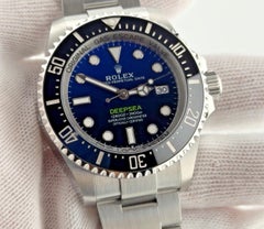 2023 Rolex Sea-Dweller Deepsea 126660 „James Cameron“ – blaues Zifferblatt, Edelstahl, Originalverpackung, mit Papieren