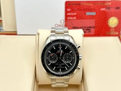 2026 Omega Speedmaster Moonwatch Moonphase 304.30.44.52.01.001 Steel Box Paper
