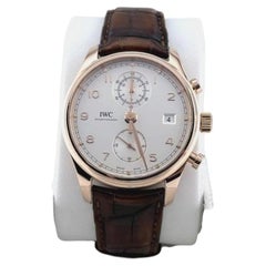 IWC Portugieser Chronograph Classic IW390301 42 mm 18 Karat Roségold, mit Originalverpackung und Papieren