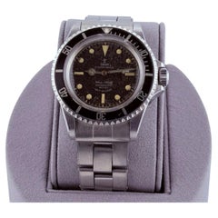 Vintage Tudor Submariner 7928 39mm Patina Gilt Chapter Ring Dial Stainless Steel